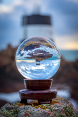 upside down tower in Jersey, Channel Islands
