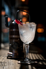 cocktail in the bar
