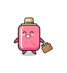 bubble gum herbalist character searching a herbal