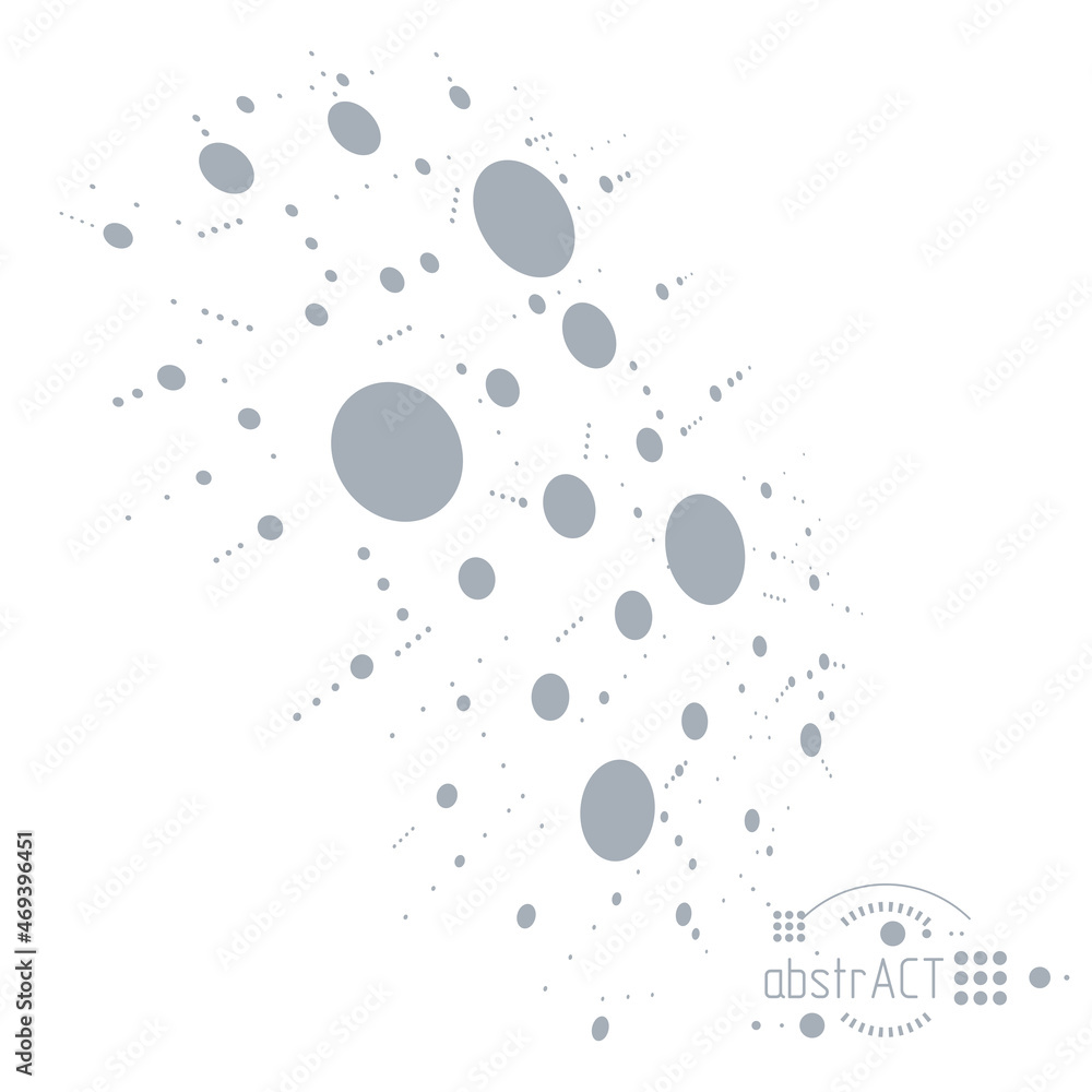Aufkleber mechanical engineering technology vector abstract background, cybernetic abstraction with innovative