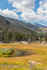 Great landscape in Rocky Mountain National Park