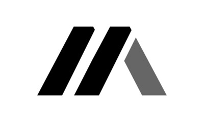 simple M letter logo