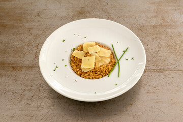 Mushroom risotto, the risotto that has been most exported to the rest of the world, since mushroom...