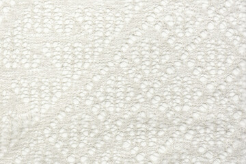 Texture of knitted fine woolen lace