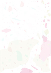 Terrazzo modern abstract template. Pink texture