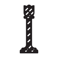 Chess game black vector icon.Black vector illustration of king. Isolated illustration of chess game icon on white background.