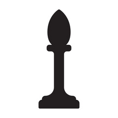 Chess game black vector icon.Black vector illustration of knight. Isolated illustration of chess game icon on white background.