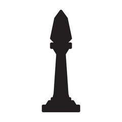 Chess game black vector icon.Black vector illustration of knight. Isolated illustration of chess game icon on white background.