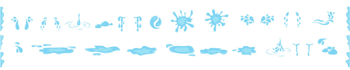 Shedding tears, streams water, crying, sobbing of mourning. 