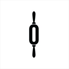 initials o logo vector cooking utensil template