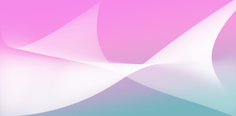 Graphic background light pink wave curve futuristic and simple modern flat gradient abstract. For text space, design, advertisement. For you