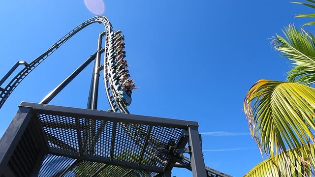 Stunt Pilot Roller Coaster Silverwood Theme Park