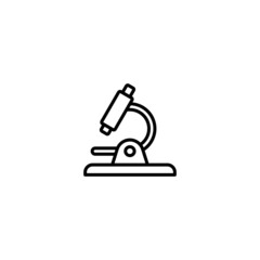 Microscope icon, Microscope sign vector