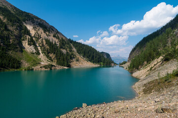 Fototapeta na wymiar Beautiful Rocky Mountains in Canada