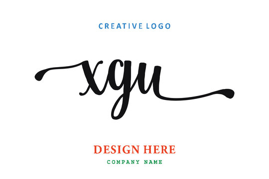 XGU lettering logo is simple, easy to understand and authoritative