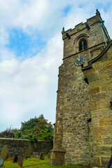 Downham one of the prettiest villages in Lancashire. It lies at the foot of Pendle Hill. The Church in the village is St Leonards

