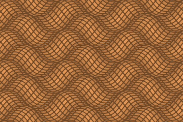 Peanuts Maize Abstract - Seamless Geometric Vector Pattern