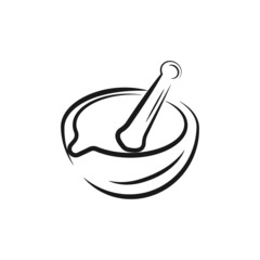 mortar logo icon design template vector