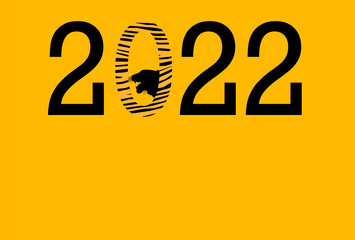 寅　年賀状　寅柄　背景