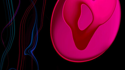 Obraz premium Modern colorful flow, Abstract modern shape and color design background,