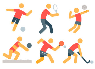 Olympic Games, sports, games, athletes, beauty, cartoon, illustration, body, confrontation, competition, health, exercise, training, spirit, abstraction, image, Olympic Games,