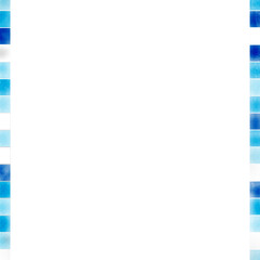 青いタイルの左右フレーム-1（正方形）