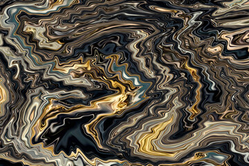 The Starry Night. Swirls of marble Painting aesthetically mesmerizing.