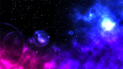 Outer space planetary art.