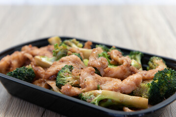 Large side order appetizer of teriyaki chicken for that Chinese food craving.