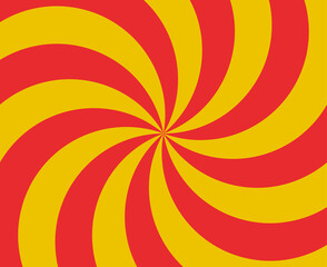 スパイラル（渦巻）の背景イラスト