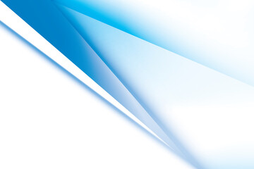 Abstract white and blue color background, modern design with geometric shape. Vector illustration.