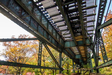 Fototapeta premium Autumn's railway 