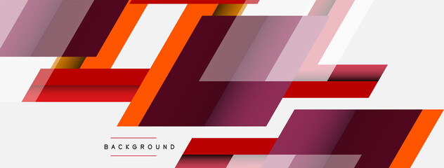 Background. Geometric diagonal square shapes and lines abstract composition. Vector illustration for wallpaper banner background or landing page