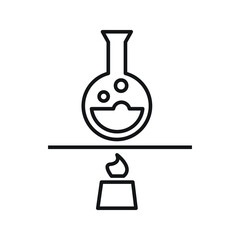 lab scientist Icon vector Line for web, presentation, logo, Icon Symbol