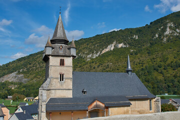 Fototapeta na wymiar Eglise de Beaudéan - Pyrénées 