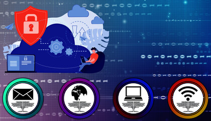 2d illustration business leadership concept

