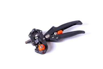 Grafting pruner for plants on white background