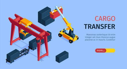 Cargo Transfer Horizontal Banner