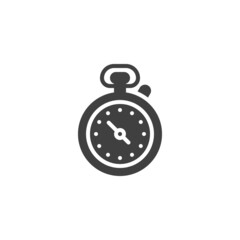 Stopwatch time vector icon