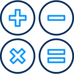 Fototapeta premium Mathematic Symbols