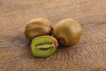 Sweet ripe and juicy kiwi fruit