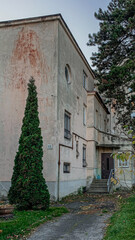 Lviv, Ukraine - November, 2021: Modernism Architecture in Lviv, Ukraine.