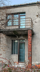 Fototapeta na wymiar Lviv, Ukraine - November, 2021: Modernism Architecture in Lviv, Ukraine.