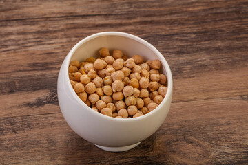 Vegan cuisine - Dry chickpea heap