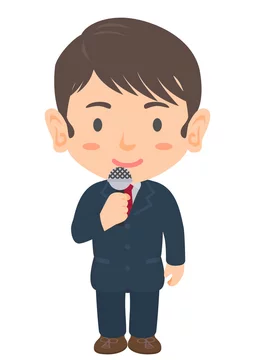 男性アナウンサー 司会者 Stock イラスト Adobe Stock
