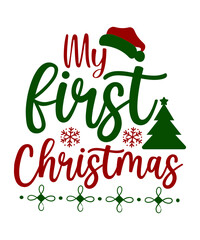 Christmas SVG bundle merry christmas svg, santa svg, reindeer svg for cricut, silhouette