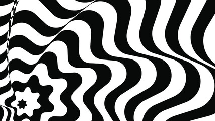 abstract background wavy line vector ilustration	
