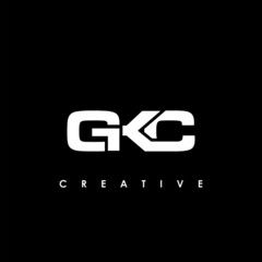 GKC Letter Initial Logo Design Template Vector Illustration