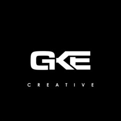 GKE Letter Initial Logo Design Template Vector Illustration