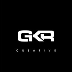 GKR Letter Initial Logo Design Template Vector Illustration